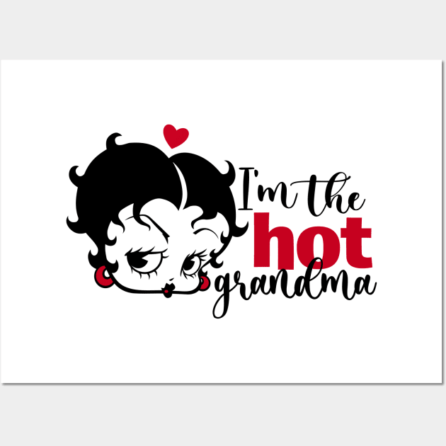 Betty Boop - Hot grandma Wall Art by KERZILLA